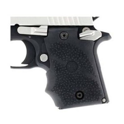 Hogue Grip SIG P938 Finger Grooves Cobblestone Rubber Black 98080