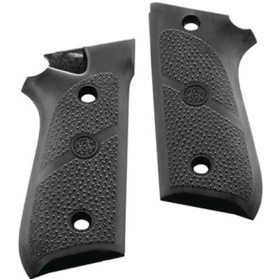 Hogue Grip Panels Taurus PT92/99 Cobblestone Rubber Black 99010