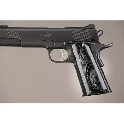Hogue Grip Panels 1911 Full Size Black Pearlized 45418