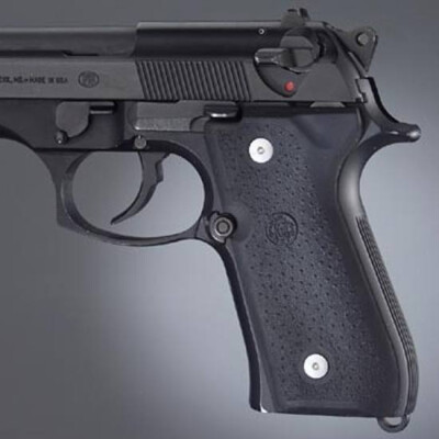 Hogue Beretta 92, 96, M9 Panels Rubber Black 92010