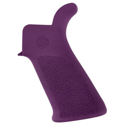 Hogue AR-15/M16 Pistol Grip With Beavertail Rubber Purple 15036