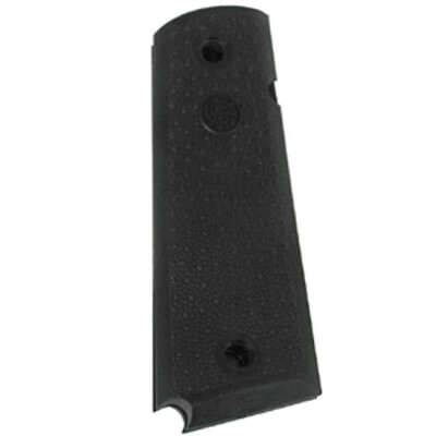 Hogue Panels 1911 Government, Commander with Palm Swells No Finger Groove Grip Rubber Black 45090