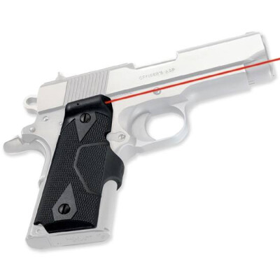 Crimson Trace LG-404 LaserGrips Red Laser Fits Compact 1911 Models Matte Black