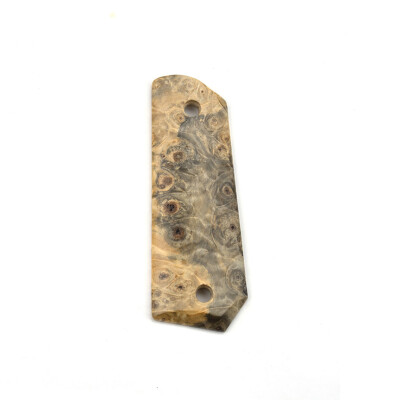 Ed Brown 1911 Bobtail Buckeye Burl Grips
