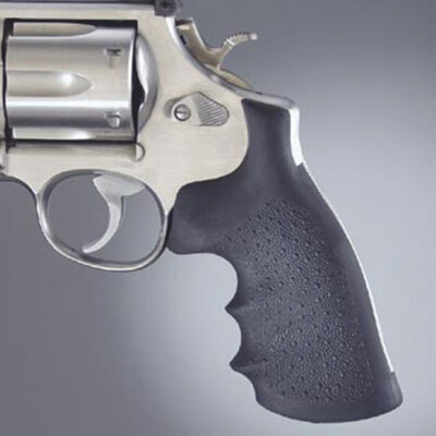 Hogue Grip S&W N Frame Revolver Square Butt Rubber Black 29000