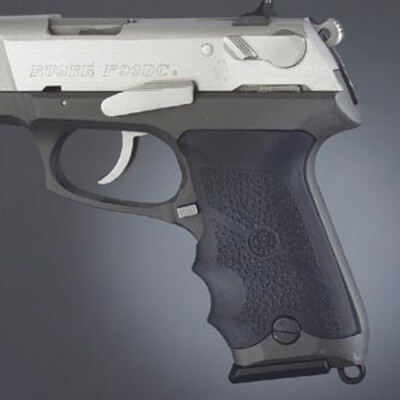 Hogue Wraparound Grip For Ruger P85/89/90/91 Rubber Cobblestone Black 85000