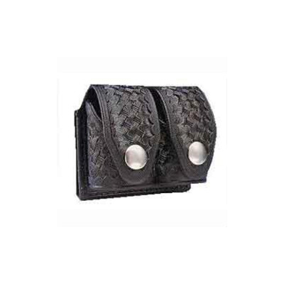 HKS Medium Speedloader Carry Case Dupont Hytrel Basketweave Black 203MBB