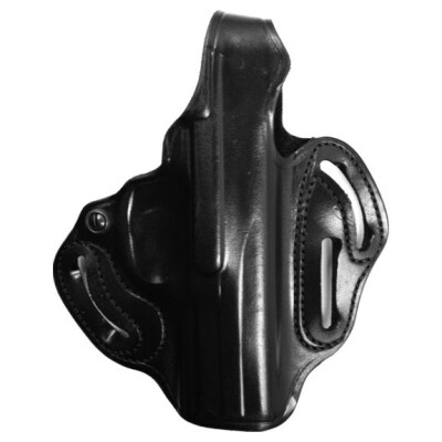 DeSantis Thumb Break Scabbard Belt Holster For 1911 Government Left Hand Leather Black 