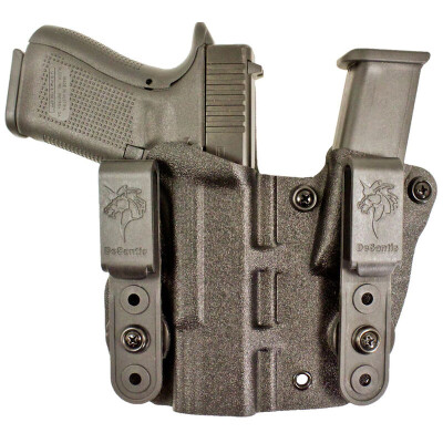 DeSantis Hidden Truth Appendix IWB Holster fits Glock 19, 23, 45 Right Hand Kydex Black