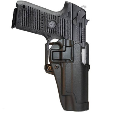 BLACKHAWK! SERPA CQC Concealment OWB Paddle/Belt Loop Holster Ruger P95 Right Hand Polymer Matte Black Finish