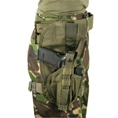 BLACKHAWK! Special Operations Drop Leg Holster Auto Pistols Right Hand Nylon Green 40XP00OD