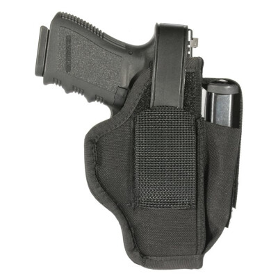 BLACKHAWK! Belt Holster Large Frame Autos Ambidextrous Nylon Black 40AM05BK