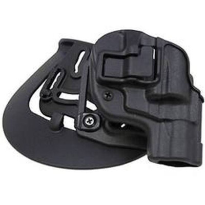 BLACKHAWK! SERPA CQC Belt/Paddle Holster S&W J Frame 2" Left Hand Polymer Black 410520BK-L