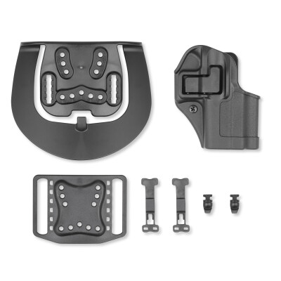 BLACKHAWK! SERPA CQC Concealment Belt/Paddle Holster For Glock 43 Right Hand Polymer Black 410568BK-R