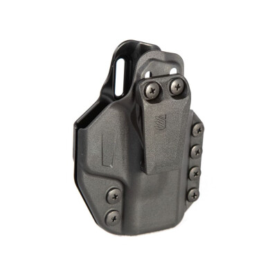 BLACKHAWK! Stache IWB Base Kit For Glock 43 and Springfield Hellcat Ambi Holster Polymer Black