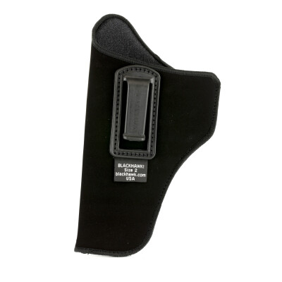 BLACKHAWK! Inside the Pants Holster Size 2 4" Medium Revolvers Left Hand Nylon Black 73IP02BK-L