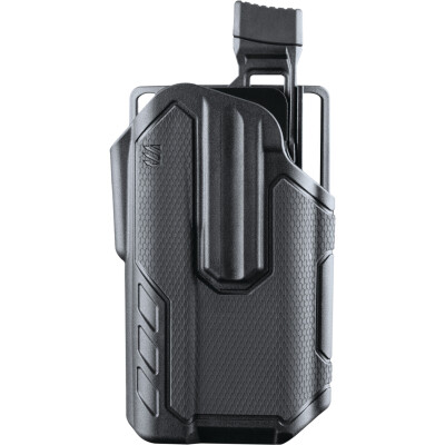 BLACKHAWK! Omnivore Level 2 Multifit Belt Holster Autos With Surefire X300 Right Hand Polymer Black 419001BBR