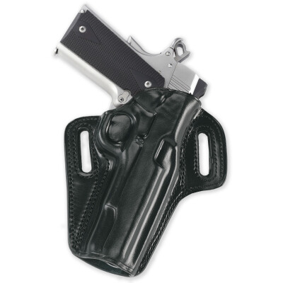 Galco Concealable Belt Holster 1911 4.25" Right Hand Leather Black CON266B