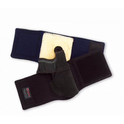 Galco Ankle Lite Ankle Holster For Glock 26/27 Right Hand Black