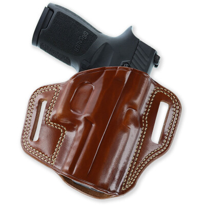 Galco Combat Master Belt Holster 1911 4.25" Right Hand Leather Tan CM266