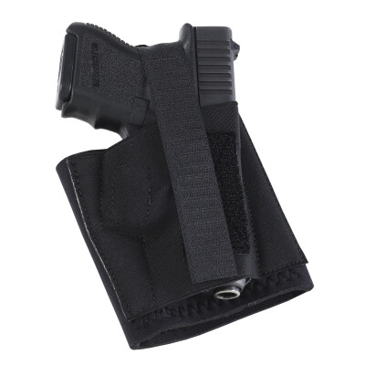 Galco Cop Ankle Band Holster Large Multi Fit Right Hand Elastic Black CAB2L