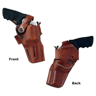 Galco D.A.O. Belt Holster 6" Revolvers Right Hand Leather Tan DAO106