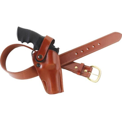 Galco Gunleather DAO S&W N Frame .44 Mag and .357 Mag, 4" Barrel Belt Holster Right Hand Leather Tan