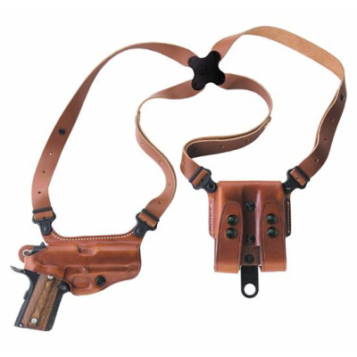 Galco Miami Classic Shoulder Holster 1911 Right Hand 5" Barrel Leather Tan Finish MC212