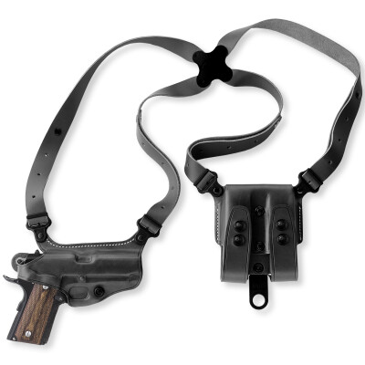 Galco Miami Classic Shoulder Holster System 1911s Right Hand Leather Black MC212B