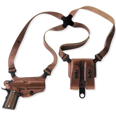 Galco Miami Classic Shoulder Holster System Large-Frame Autos Right Hand Leather Tan MC248