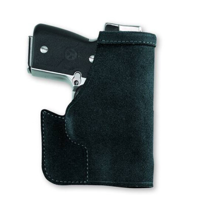Galco Pocket Protector Holster SIG Sauer P238 Ambidextrous Center Cut Steer Hide Black PRO608B