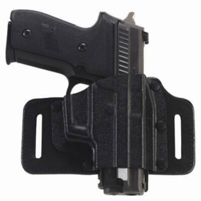 Galco Tac Slide S&W M&P Shield 9/40 Belt Holster Leather/Kydex Right Hand Black TS652B