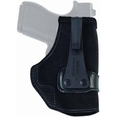 Galco Tuck-N-Go IWB Holster For Glock 26/27/33 Right Hand Leather Black TUC286B
