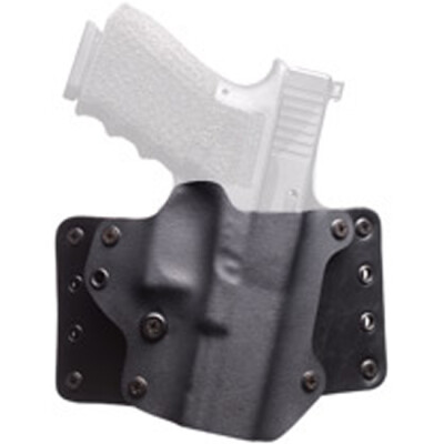 BlackPoint Leather WING OWB Holster 1911 4" Right Hand Leather/Kydex Black 100086