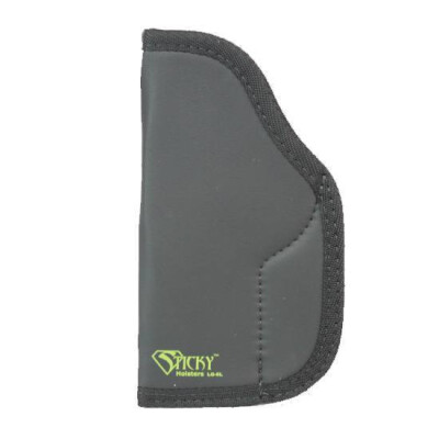 Sticky Holster LG-6 Long Large IWB Holster Ambidextrous Large Frame Semi Auto Pistols Sticky Skin Material Matte Black Finish