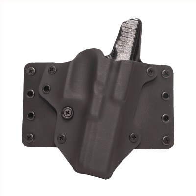 BlackPoint Tactical Leather WING Belt Holster Right Hand 15 Degree Cant Fits SIG P229 1.75" Belts Kydex/Leather Black/Black