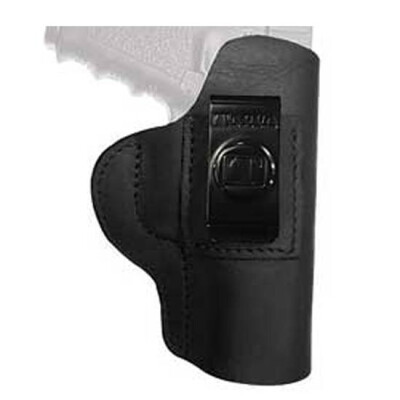 Tagua Gun Leather Super Soft Inside Waistband Holster For Glock 26/27/33 Leather Right Hand Black SOFT-330