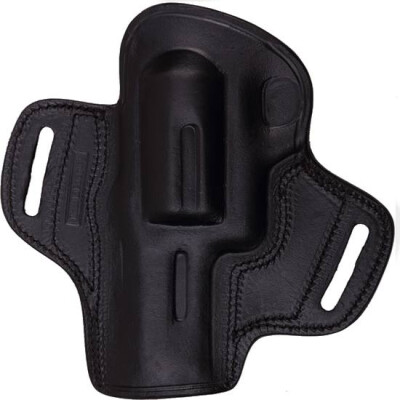 Tagua Gunleather BH3 Open Top Belt Holster For Glock 19, 23, 32 Right Hand Leather Black BH3-310
