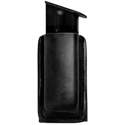 Tagua Gunleather Single Pistol Magazine Carrier For Glock 9/40 Double Stack Magazines Ambidextrous Leather Black MC5-022
