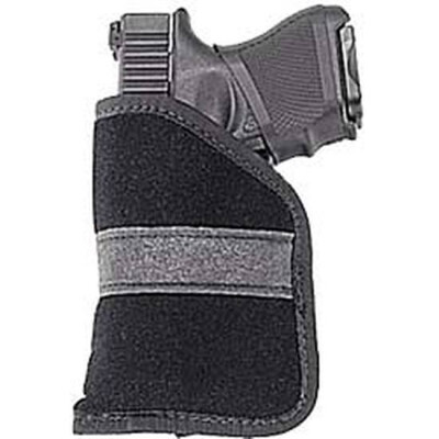 Uncle Mike's Pocket Holster Size 2 Small .380 Autos Ambidextrous Polymer Suede Black 87442