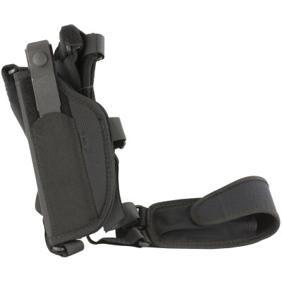 Uncle Mike's Pro Pak Horizontal Shoulder Holster Size 5 4.5"-5" Large Autos Right Hand Nylon Black 7705-0