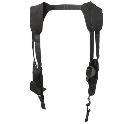 Uncle Mike's Pro Pak Vertical Shoulder Holster Size 1 3"- 4" Medium Autos Right Hand Nylon Black 7501-1