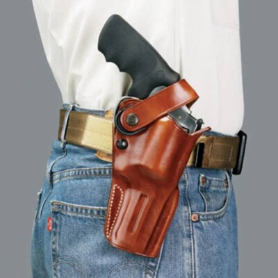 Galco Gunleather DAO Belt Holster Taurus Judge RH Brown DAO304