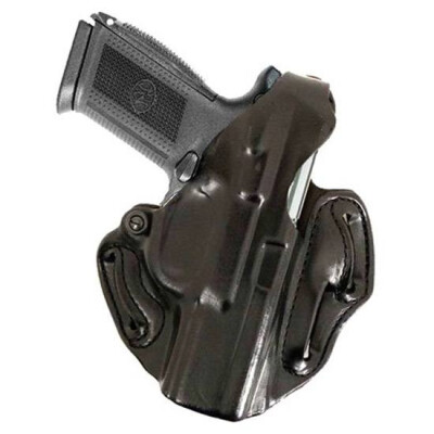 DeSantis S&W M&P 9/40 Thumb Break Scabbard Belt Holster Right Hand Leather Black