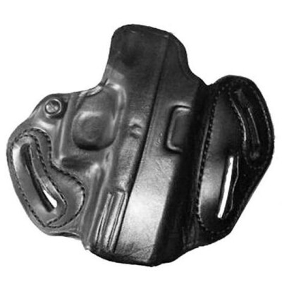 DeSantis Speed Scabbard S&W M&P Shield 9mm/.40 S&W Belt Holster Right Hand Leather Black 002BAX7Z0