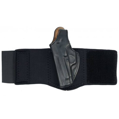 DeSantis Die Hard Ankle Holster S&W J Frame 2" Right Hand Black Leather 014PC02Z0