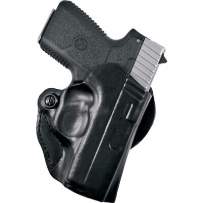 DeSantis Mini Scabbard Belt Holster S&W M&P Shield Left Hand Leather Black 019BBX7Z0