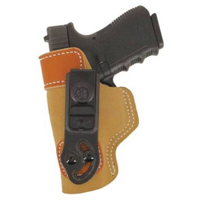 DeSantis Sof-Tuck Inside the Pants Holster For Glock 26, 27, 33, Walther PPS/ PK380 Left Hand Leather Tan