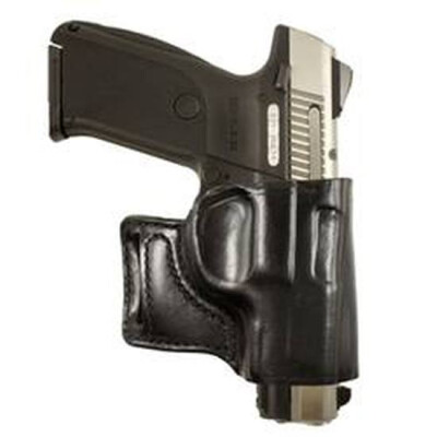 DeSantis E-GAT Belt Slide Holster S&W M&P 9/40 Right Hand Leather Black 115BAM9Z0