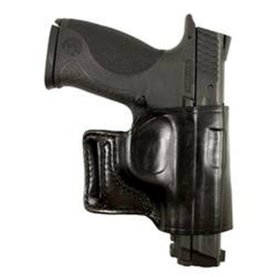 DeSantis Gunhide E-GAT Belt Slide Holster S&W M&P Shield 9/40 Right Hand Leather Black 115BAX7Z0
